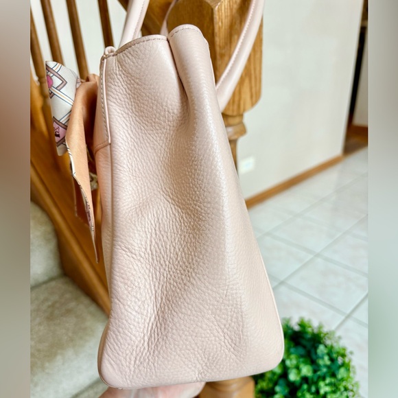 KATE SPADE Renny Drive REENA Blush Pink Pebbled Leather Tote Satchel - Picture 10 of 15